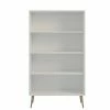 Baths Steens Softline Living White Wide Bookcase