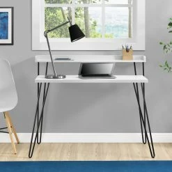 Dorel Home Haven Retro Desk With Riser
