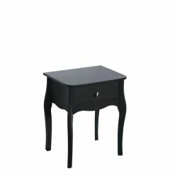 Steens Baroque Black Nightstand