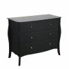 Steens Baroque Black 3 Draw Wide Chest Baths