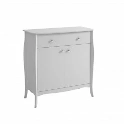 Baths Steens Baroque White 2 Door 1 Drawer Sideboard