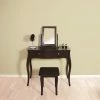 Steens Baroque Black Stool And Mirror Baths