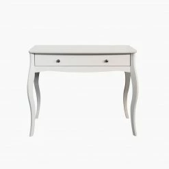 Steens Baroque White 1 Draw Vanity Nightstand