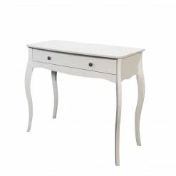 Steens Baroque White 1 Draw Vanity Nightstand
