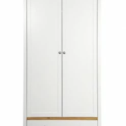 Baths Steens Sandringham White And Pine 2 Door 1 Drawer Wardrobe