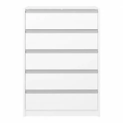 Baths Steens Skyline 5 Drawer White