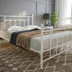 Dorel Home Manila Metal Bed Beds