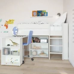 Steens Furniture For Kids Steens For Kids Pull Out Bookcase Off White