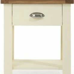 Mark Harris Furniture Sandringham Oak And Cream Nightstand Baths
