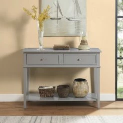 Dorel Home Franklin Console Table Grey