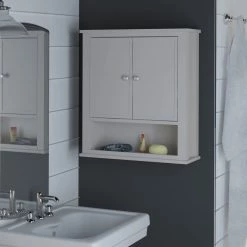 Dorel Home Franklin Wall Cabinet Bath Accessories