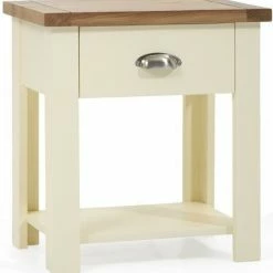 Mark Harris Furniture Sandringham Oak And Cream Nightstand Baths