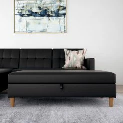 Dorel Home Hartford Storage Ottoman Baths