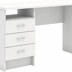 Furniture To Go Function Plus Desk 3 Drawers In White