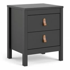 Furniture To Go Barcelona Bedside Table 2 Drawers