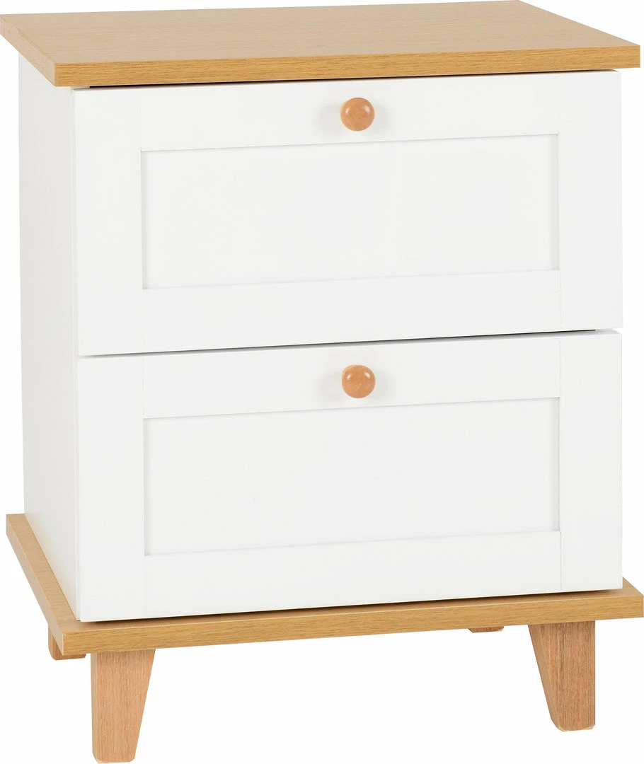 Baths Seconique Furniture Arcadia 2 Drawer Bedside Chest