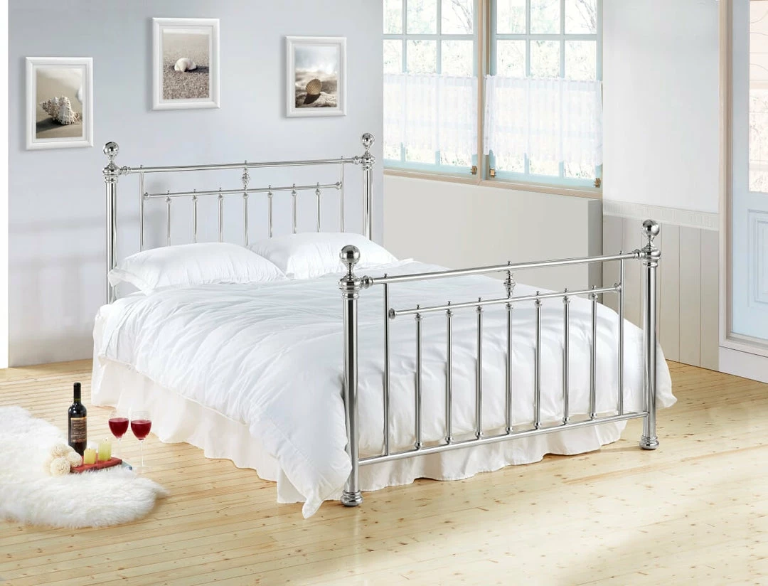 Time Living Alexander Chrome Bed Frame