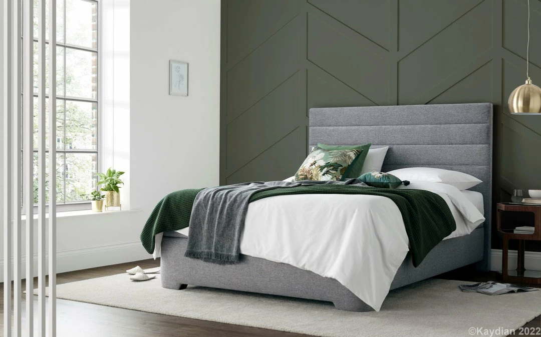 Kaydian Appleby Marbella Grey Ottoman Bed Frame Beds