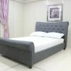 Artisan Bed Company Grey Standard Fabric Bed Bed Frames
