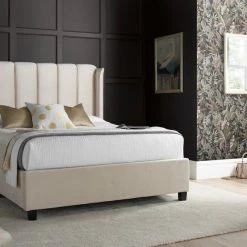 Bedmaster Aurora Velvet Ottoman Storage Bed Beds