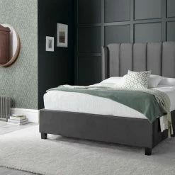 Bedmaster Aurora Velvet Ottoman Storage Bed Beds