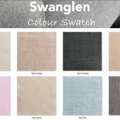 Swanglen Chrystal Upholstered Bedstead