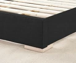 Asp Beds Bankers Black Fabric Bed