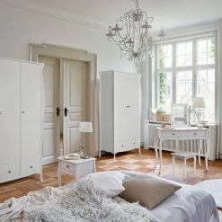 Baths Steens Baroque White 3 Door Wardrobe