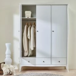 Baths Steens Baroque White 3 Door Wardrobe