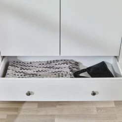 Baths Steens Baroque White 3 Door Wardrobe