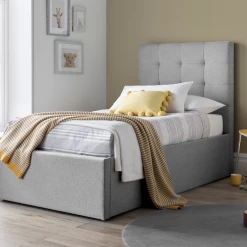 Beds Bedmaster Candy Fabric Ottoman Bed