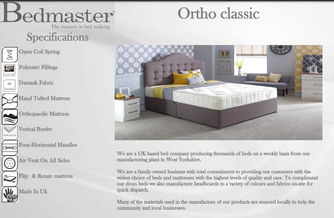 Bedmaster Ortho Classic Mattress