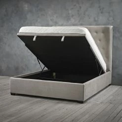 Beds LPD Furniture Belgravia Cappuccino Ottoman Bed