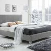 Time Living Brooklyn Grey Fabric Bed Frame Beds
