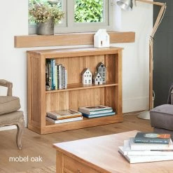 Baths Baumhaus Mobel Oak Low Bookcase