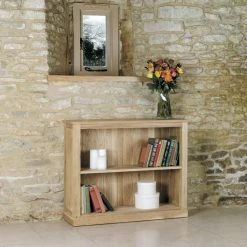 Baths Baumhaus Mobel Oak Low Bookcase