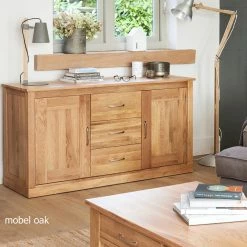 Baumhaus Mobel Oak Large Sideboard Baths