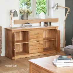 Baumhaus Mobel Oak Large Sideboard Baths