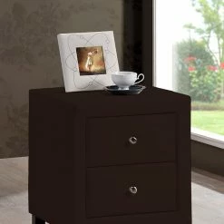 Time Living Chelsea Brown Bedside Chest