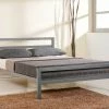 Time Living City Block Grey Metal Bed Frame