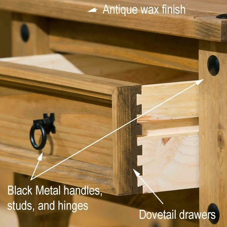 Core Products Corona 1 Drawer Bedside Cabinet