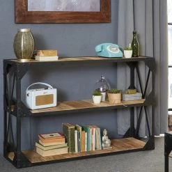 Indian Hub Ascot Console Bookcase Baths