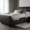 Kay Beds Dale Brown Leather Bed