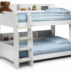 Jay Bow Beds Doema White Bunk Bed