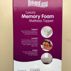 Harwood Textiles Dream Easy Memory Foam Topper