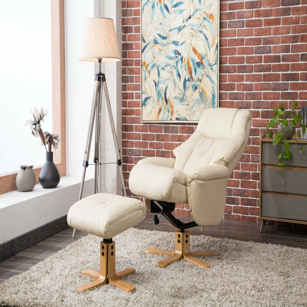 GFA Dubai Recliner And Foot Stool