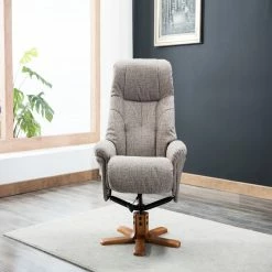 GFA Dubai Recliner And Foot Stool