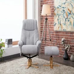 GFA Dubai Recliner And Foot Stool