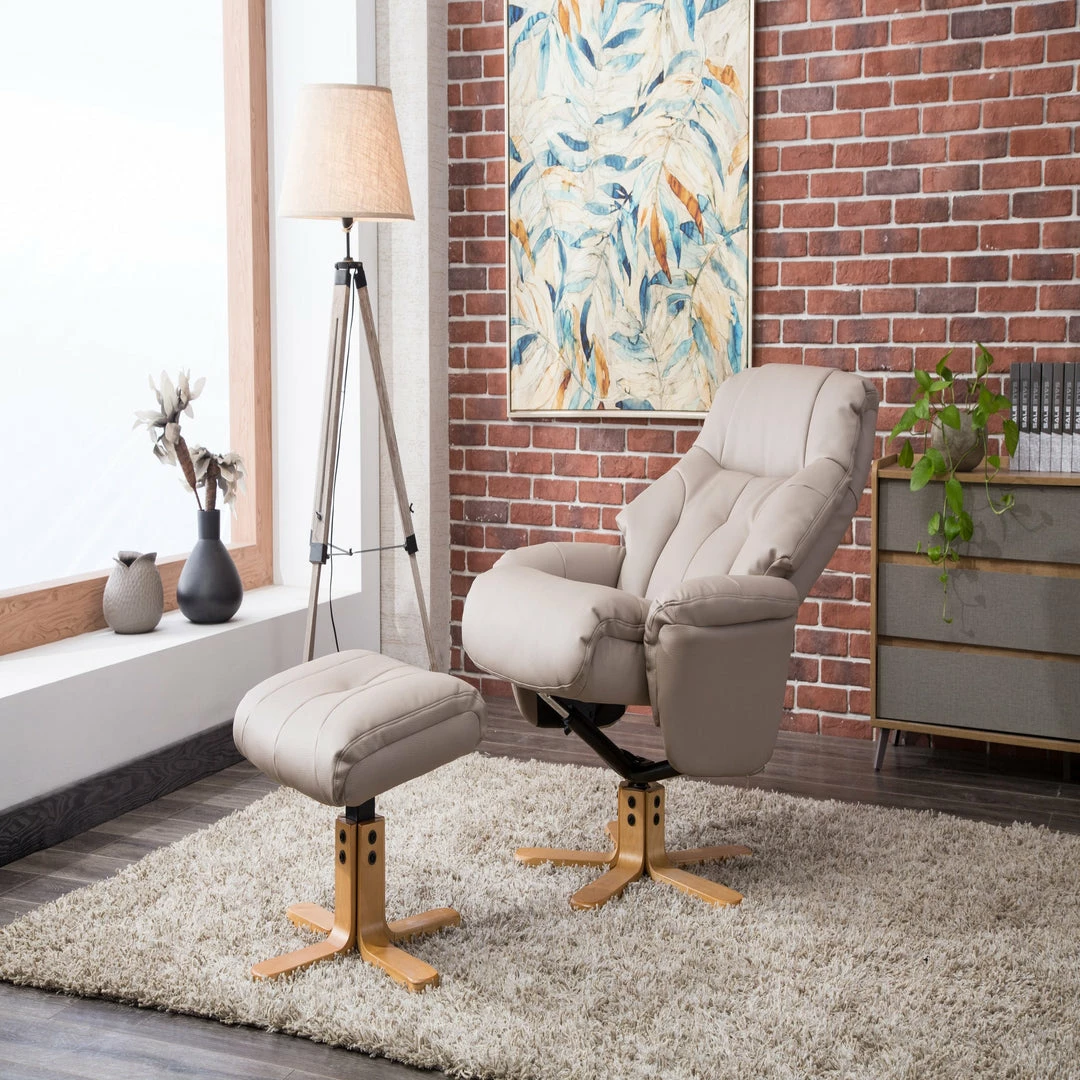 GFA Dubai Recliner And Foot Stool