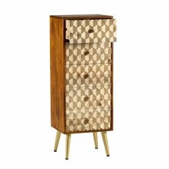 Indian Hub Edison 5 Drawer Chest Baths